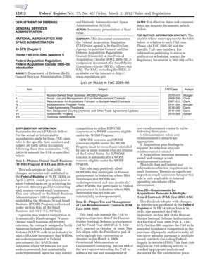 Fillable Online Federal Acquisition Regulation; Federal Acquisition ...
