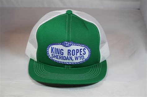 KING ROPES Rope Mesh Trucker Hat -Green/White | Hats, Mesh trucker hat ...