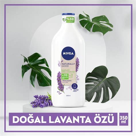 Buy Nivea Naturally Good, Natural Lavender Body Lotion, For Dry Skin ...