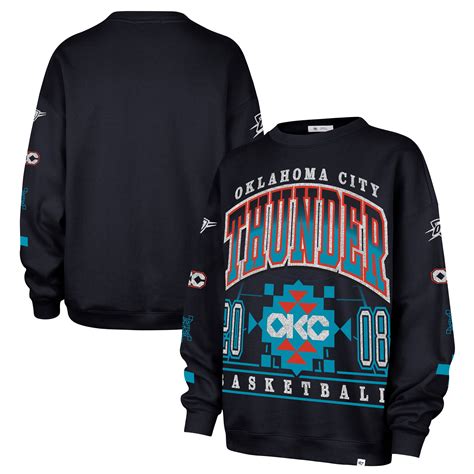 Women's '47 Navy Oklahoma City Thunder 2025/26 City Edition Go Big ...
