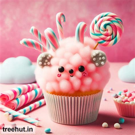 Candy Floss Cupcake Decoration Ideas, Cupcake Ideas