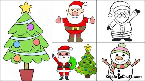 Image result for Christmas Drawing Tutorial for Kids