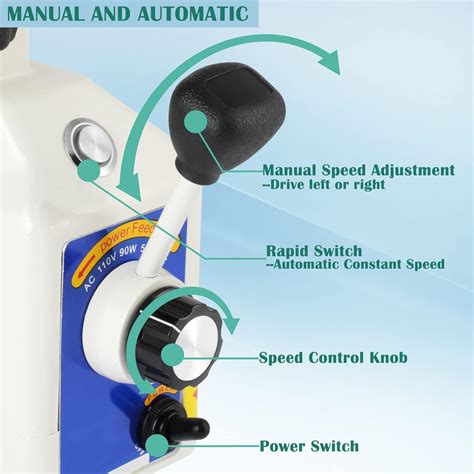GPOAS AL-460 Power Feed Z-Axis for Milling Machine 460 India | Ubuy