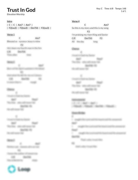 I Trust In God Elevation Worship Lyrics