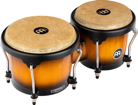 Meinl Percussion Bongos Hand Drum Set 6.75" and 8" with Hardwood Shells ...