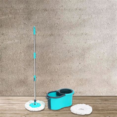 Quick Spin Mop Plastic spin, Bucket Floor Cleaning, Easy Wheels & Big ...