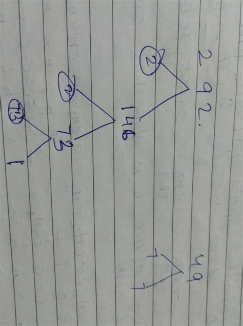 find hcf using long division method 292,49 - Brainly.in