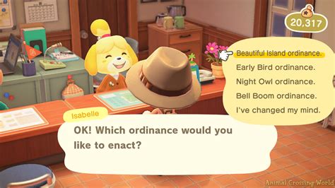 How To Set Island Ordinances & What They Do Guide for Animal Crossing ...