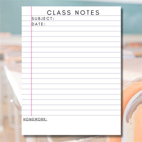 Image result for Class Notes