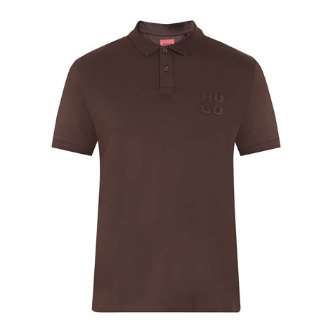 Buy Men Brown Solid Polos Online - 912556 | The Collective