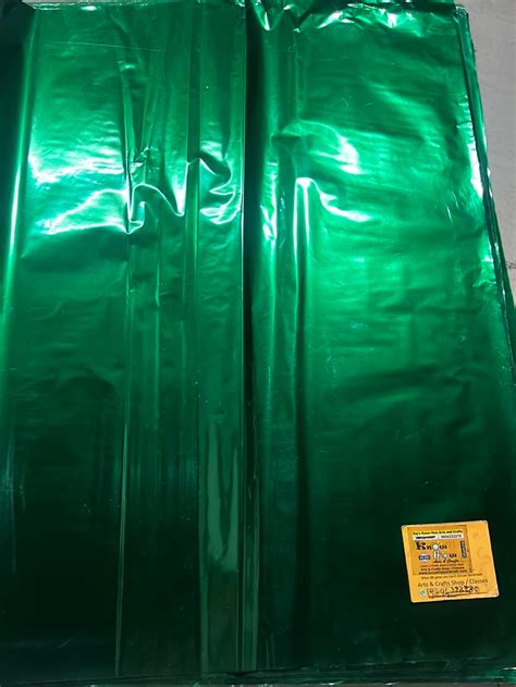 Cellophane sheet green color – KnowHowArtCraft