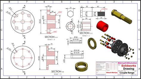 Image result for SolidWorks Flange Tutorial