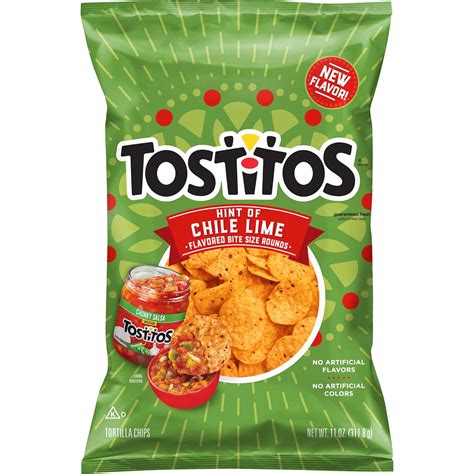 Amazon.com: Tostitos Hint of Chile Lime Bitesize Rounds, 11oz