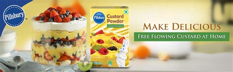 Pillsbury Vanilla Custard Powder| Makes Smooth, Creamy and Delicious ...