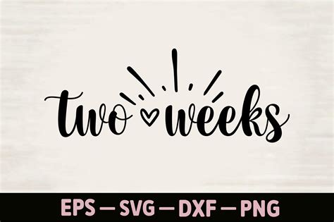 Two Weeks Graphic by Biplab studio · Creative Fabrica