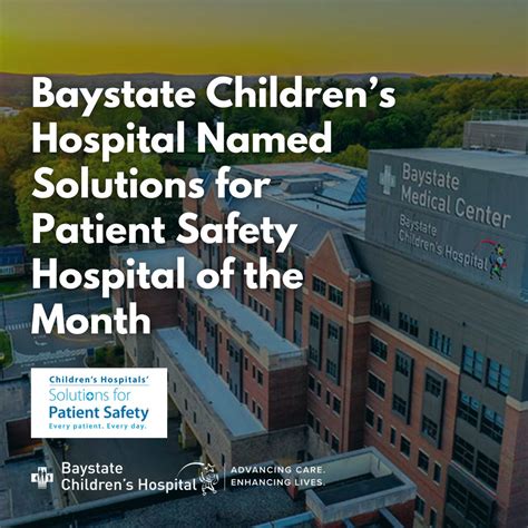 Congratulations to Baystate Children’s Hospital, chosen for the second ...