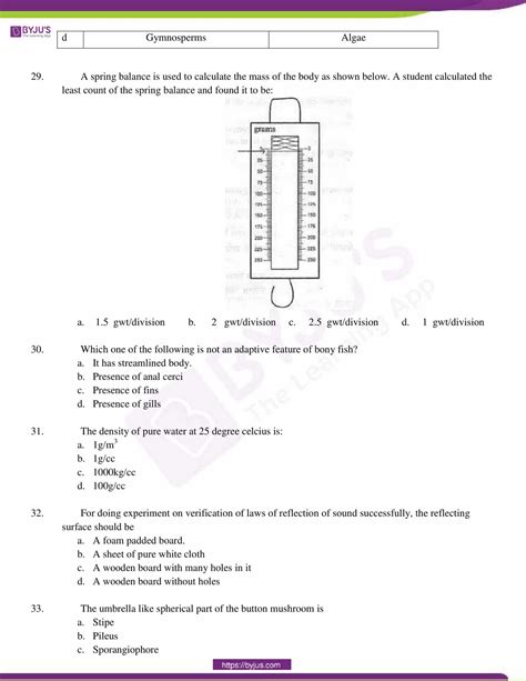 Image result for Sample Paper Class 9 Science