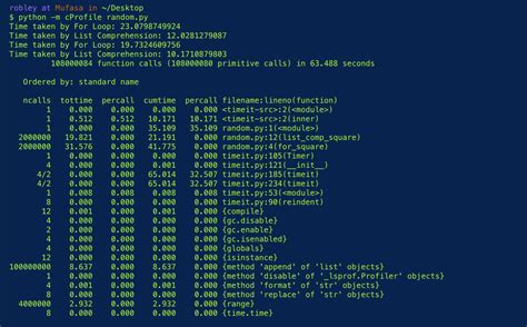 Python Performance 的图像结果