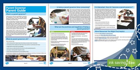 Parent Governor Parent Guide (teacher made) - Twinkl