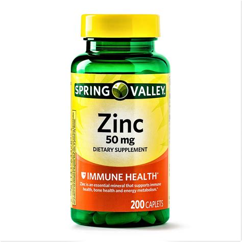 Zinc 50 Mg Immune Health Dietary Supplement Para Que Sirve at Heather Daugherty blog