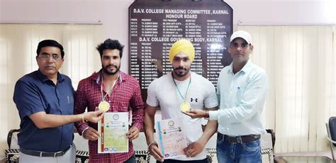 DAV (PG) College, Karnal | Acheivements
