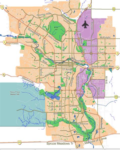 Image result for Calgary Canada Map