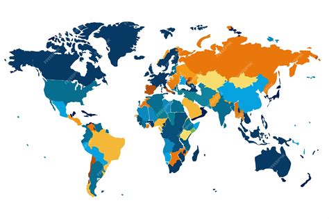 World Map Color Countries 的图像结果