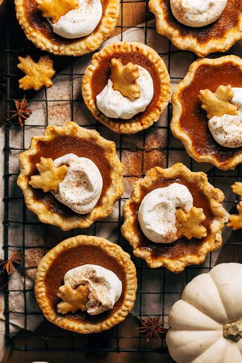 Mini Pumpkin Pies Recipe Mini Pumpkin Pies Made In A Muffin Tin