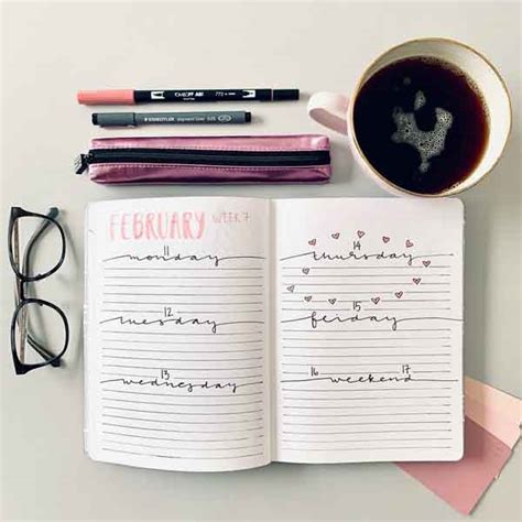 Image result for Bullet Journal Layout