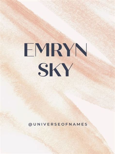Eryrn Sky - Meaningful and Unique Baby Girl Name