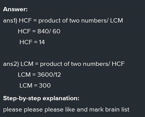 mbefhwkzkm LCM of two number is 60 if the product of the two numbers is ...