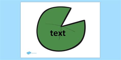 👉 Lily Pad Template - Printable Display Resource