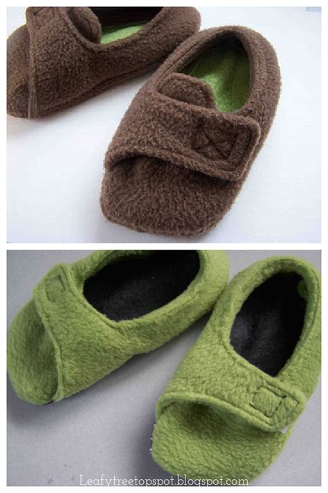 Image result for Fleece Slipper Pattern