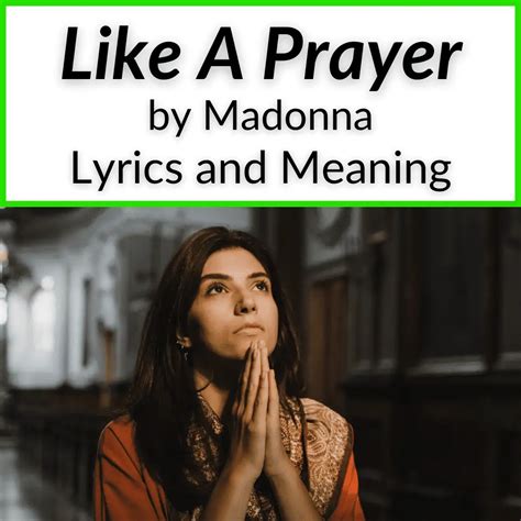 "Like A Prayer" Lyrics & Meaning (Madonna)