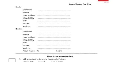 Image result for Money Order Record Keeping Form Example