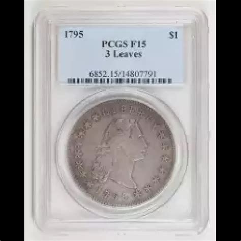 1795 Silver Dollars Flowing Hair PCGS F-15 3 Leaves - Lost Dutchman ...