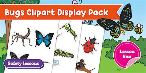 Bugs Clipart Display Pack
