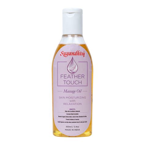 Sugandhim Feather Touch Body Massage Oil, 1 x 100ml, Ayurvedic Approved ...