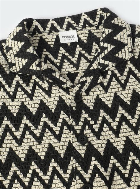 Buy Boys Chevron Crochet Resort Shirt Online at just Rs. 549.0 ...