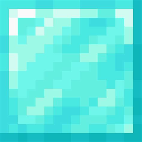 Diamond Block Minecraft 2d