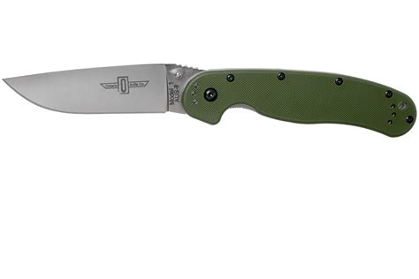 Ontario RAT-1 SP 8848FGTC Forest Green, Plain Edge navaja | Compras con ...