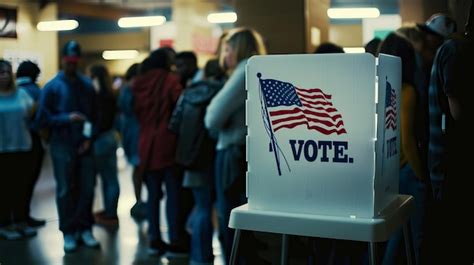 Line of People Voting 的图像结果