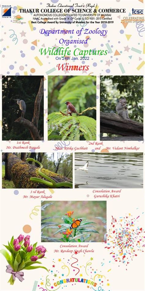 Department of Zoology - Activities & Events in 2021-22 - Thakur College ...