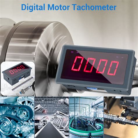 Snapklik.com : Digital LED Tachometer, Icstation RPM Speed Meter AC 110V 220V Digital Motor ...