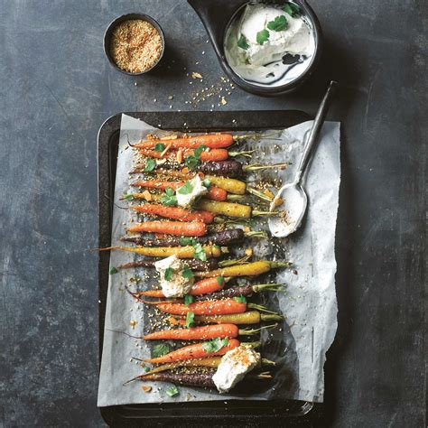 Sticky Maple And Dukkah Carrots With Labneh - AGFL Magazine