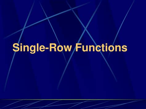 Image result for SQL Single Row Functions