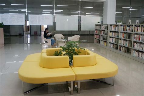 图书馆更新馆内休闲阅览区座椅-图书馆