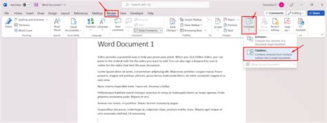 How to Merge Word Documents into One File 的图像结果