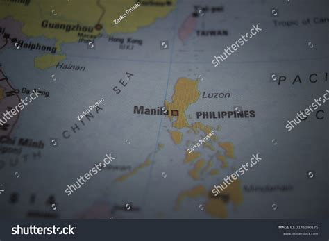 Manila On World Political Map Stock Photo 2146090175 | Shutterstock