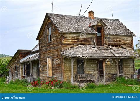 Oregon Trail, Fish Haven, Idaho, Abandoned Homestead Stock Photo ...